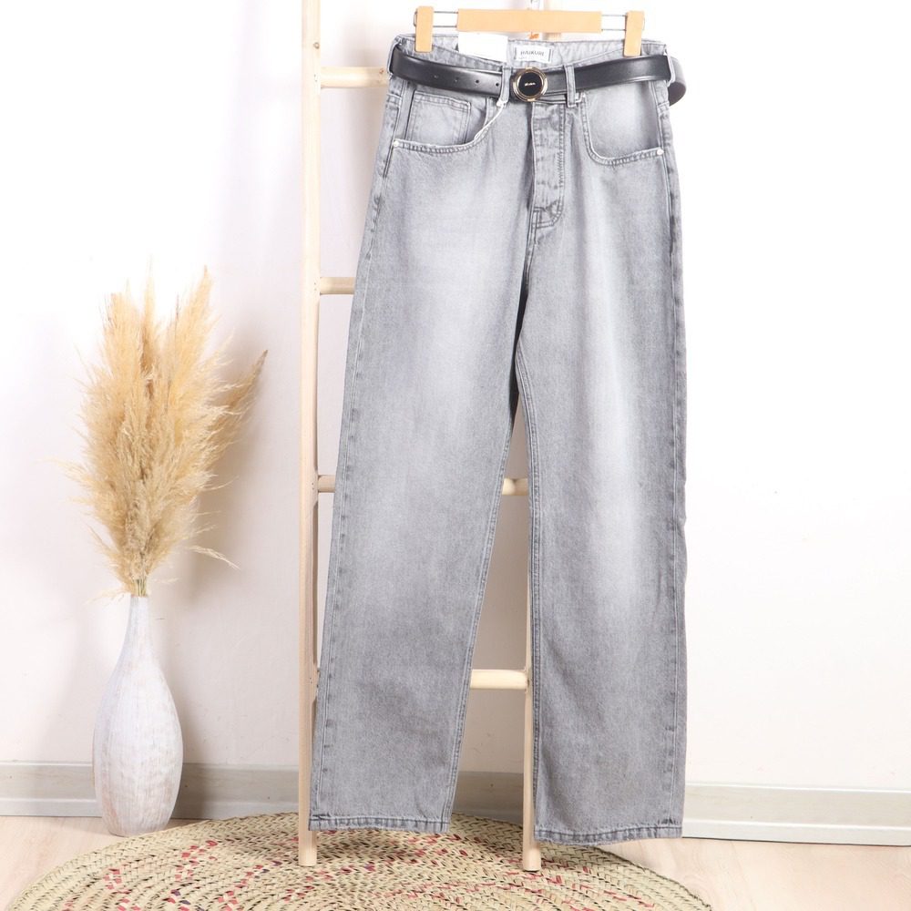 شلوار فول بگ مردانه تک رنگ